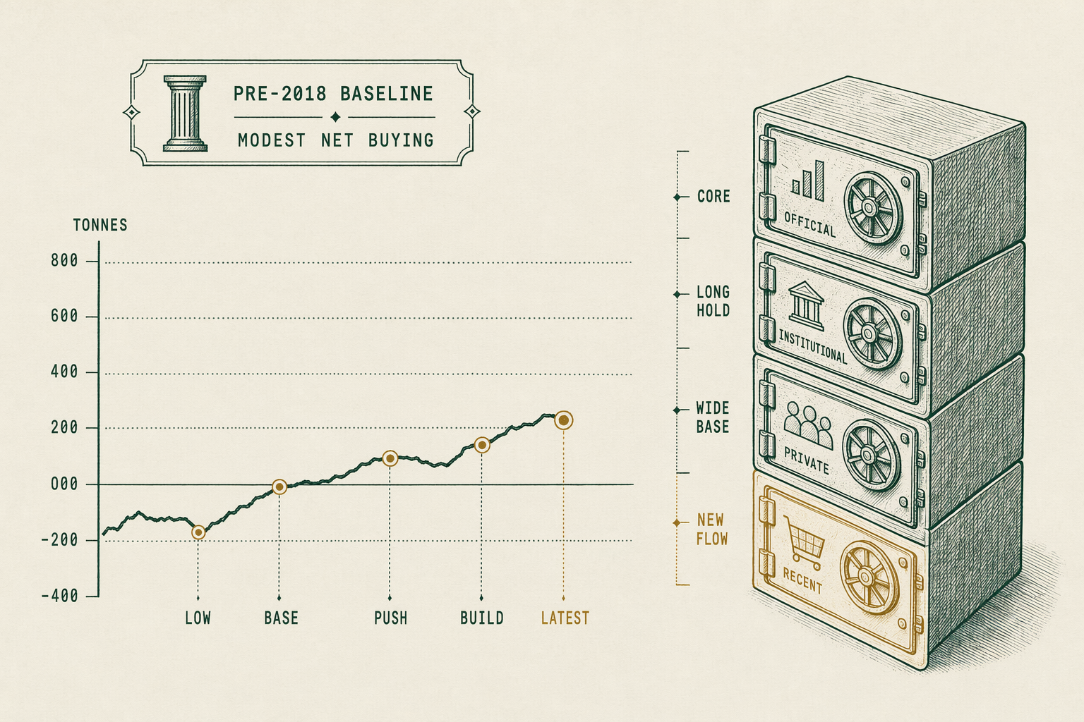 Illustration anchoring the 2018-2019 — the inflection section