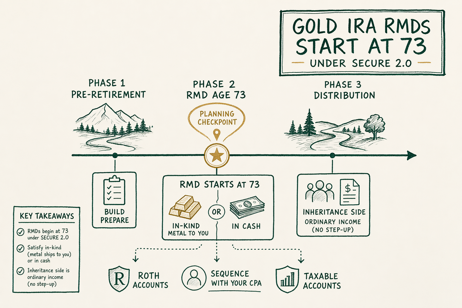 Illustration: Gold for retirees
