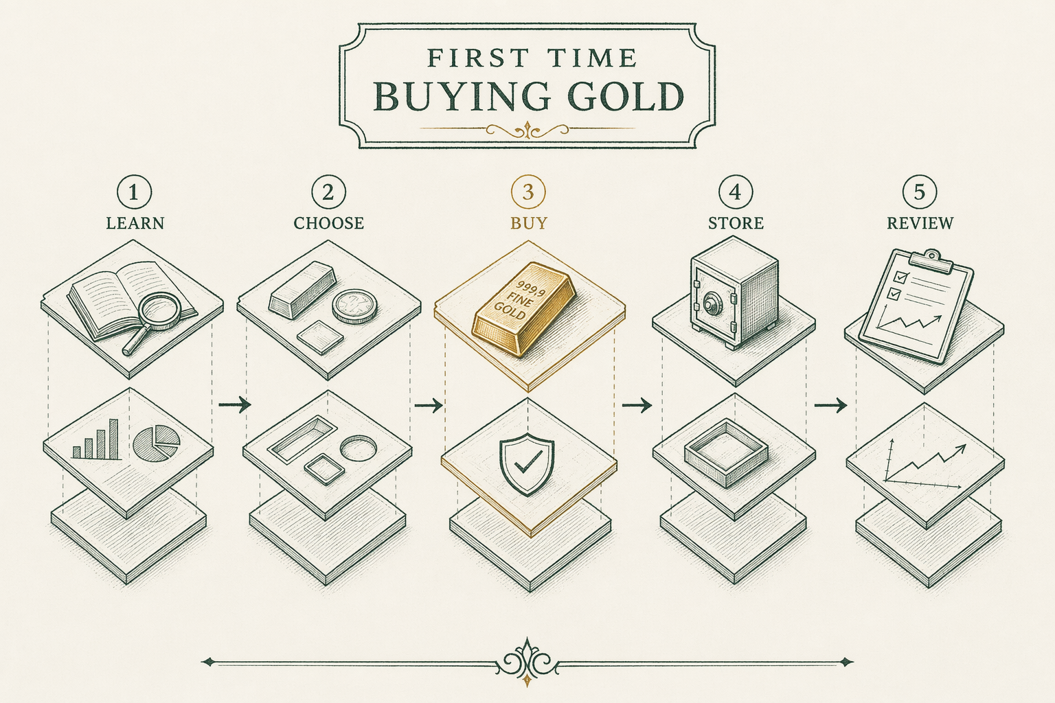 Illustration anchoring the What we evaluate (the buyer's checklist) section