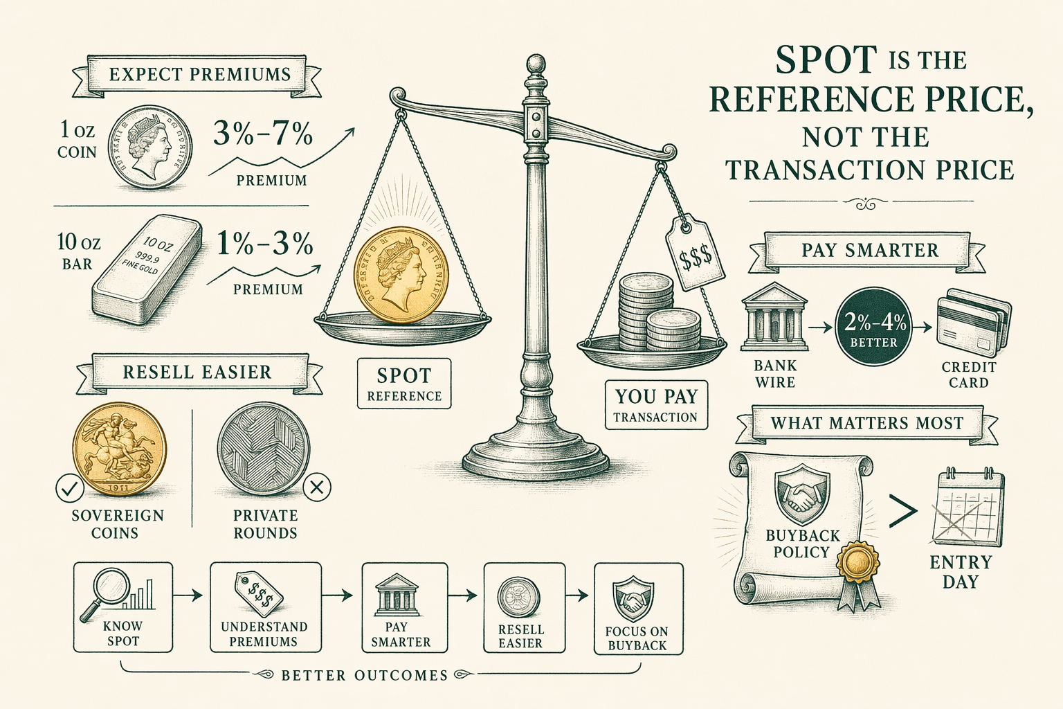 Illustration: Buying physical gold — the editorial guide