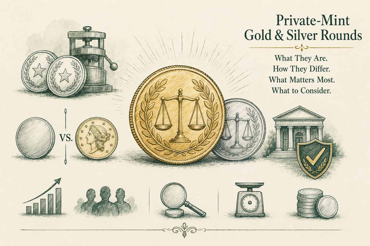 Illustration: Are private-mint rounds safe to buy?