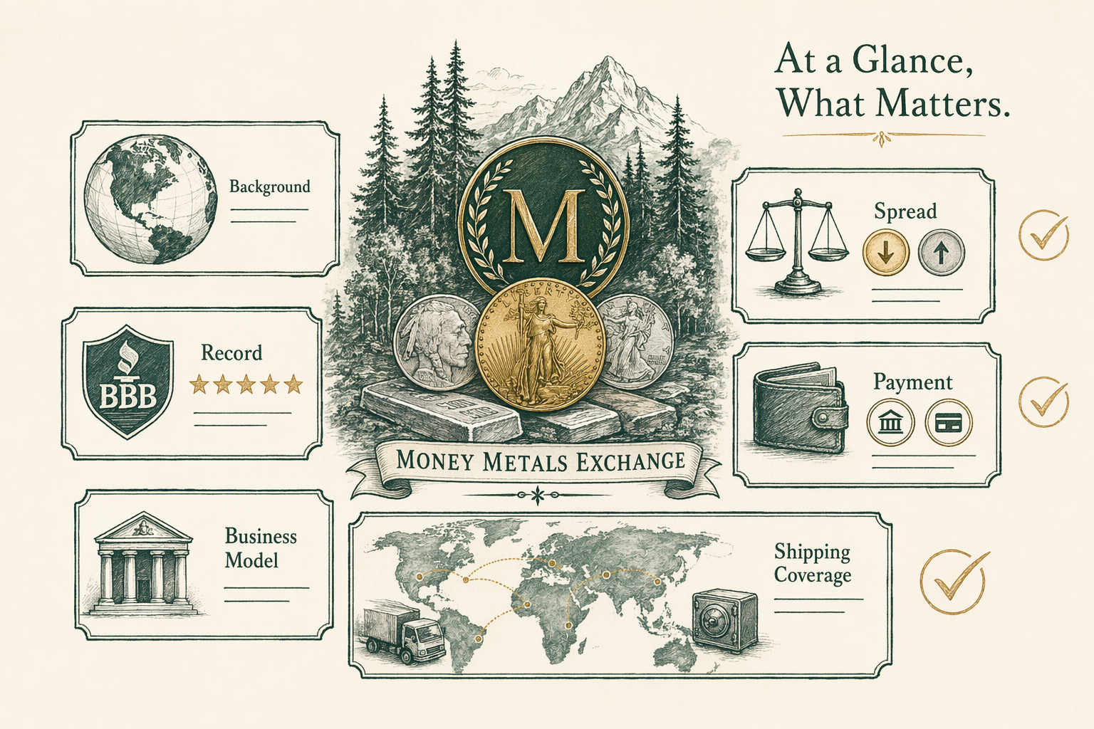 Illustration: Is Money Metals Exchange a legitimate dealer?