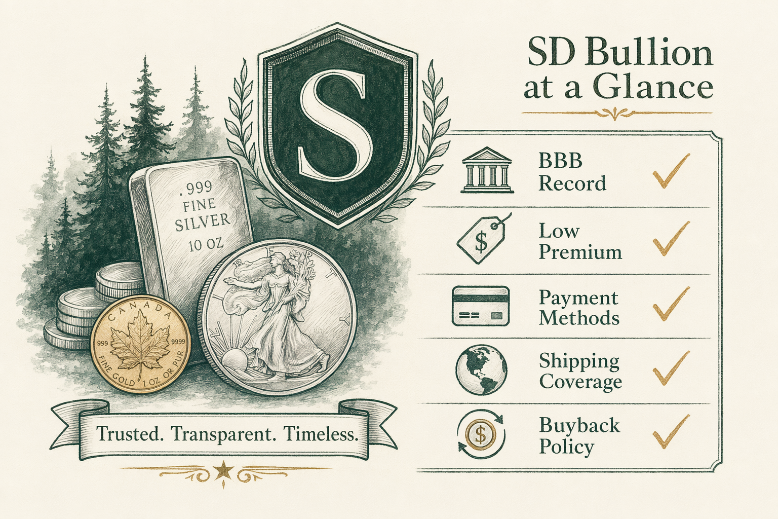 Illustration: Is SD Bullion a legitimate dealer?