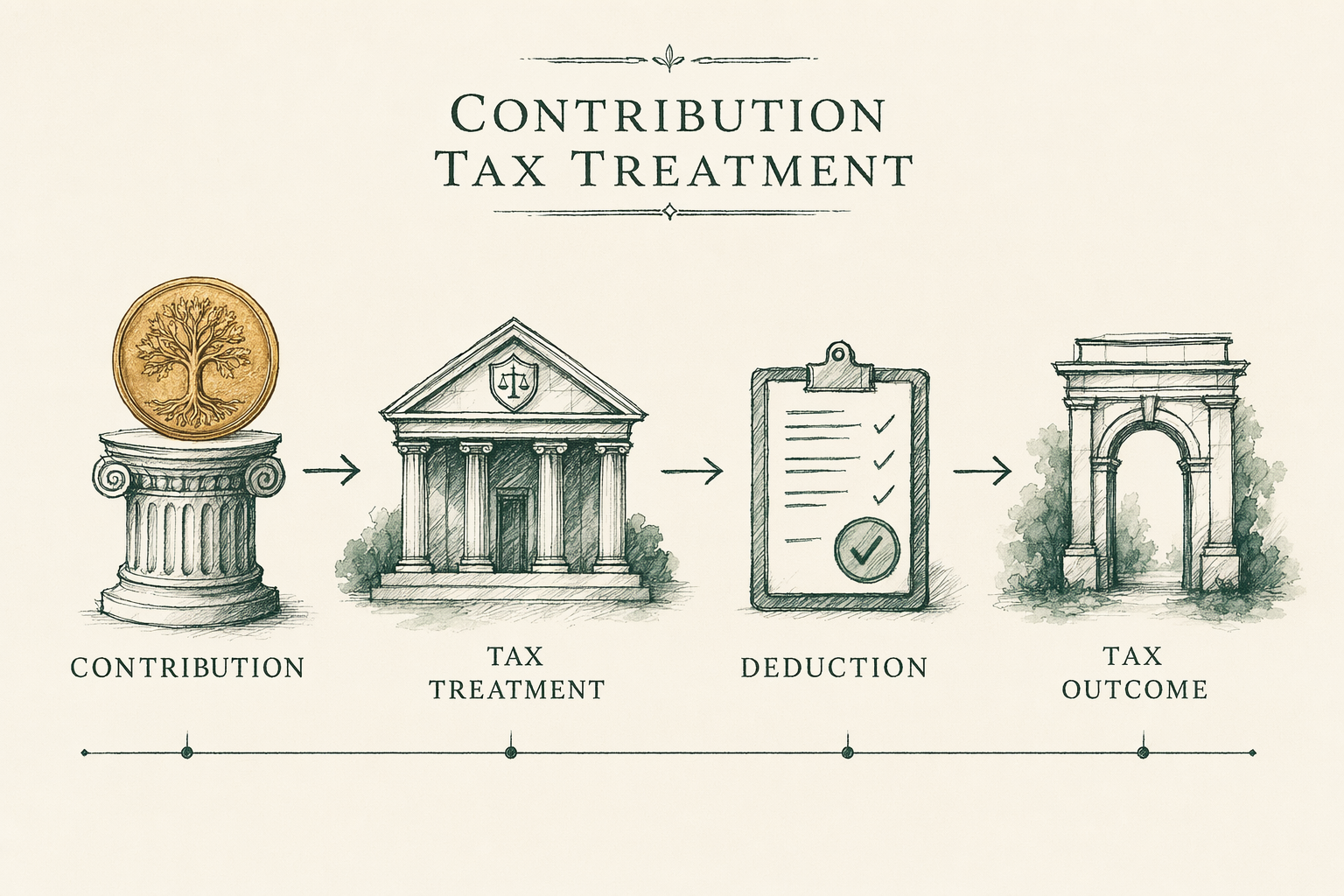 Illustration anchoring the Distribution tax treatment section