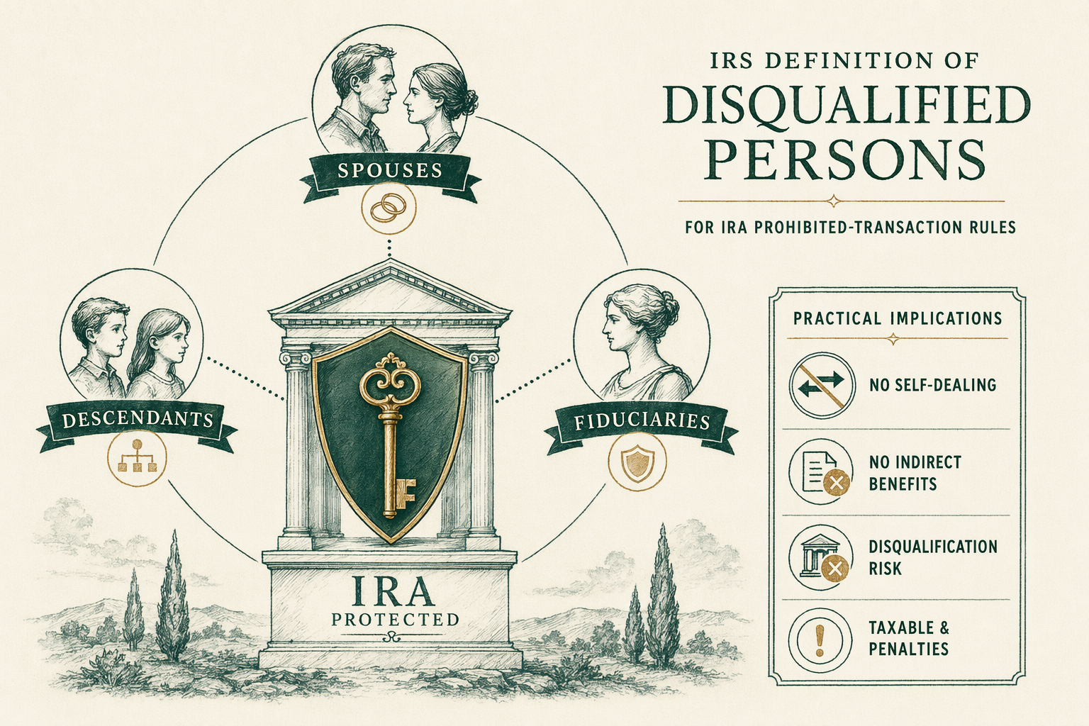 Illustration: What is a 'disqualified person' in an IRA?