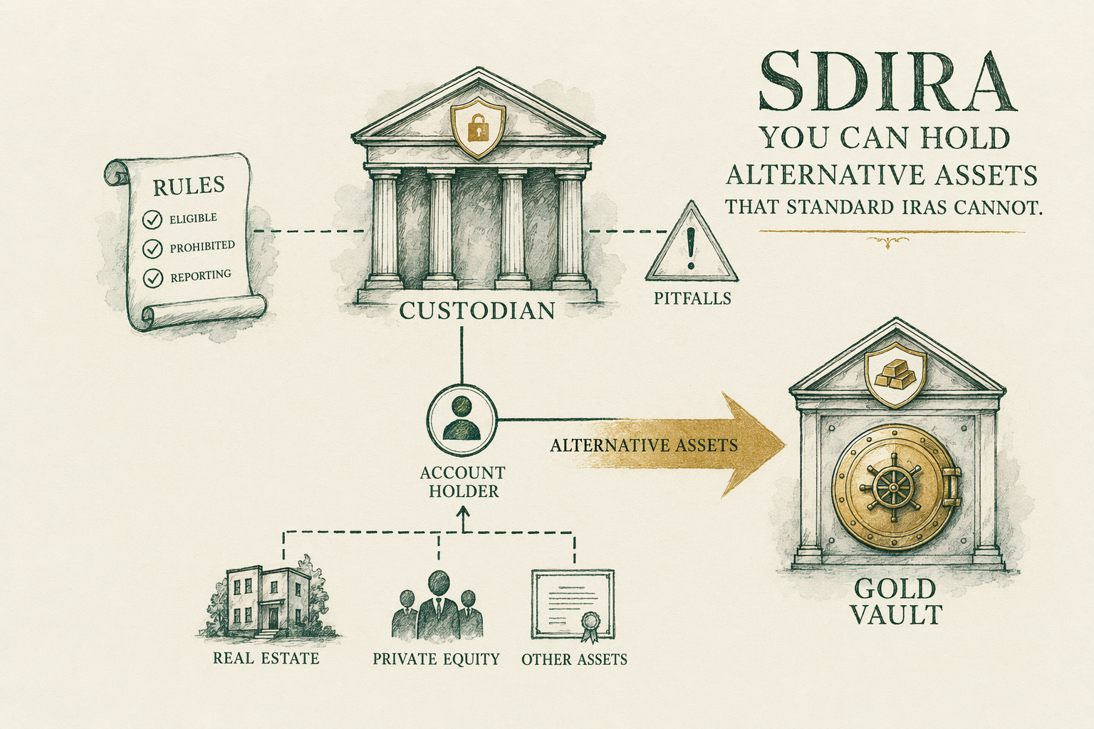 Illustration: What is a self-directed IRA?