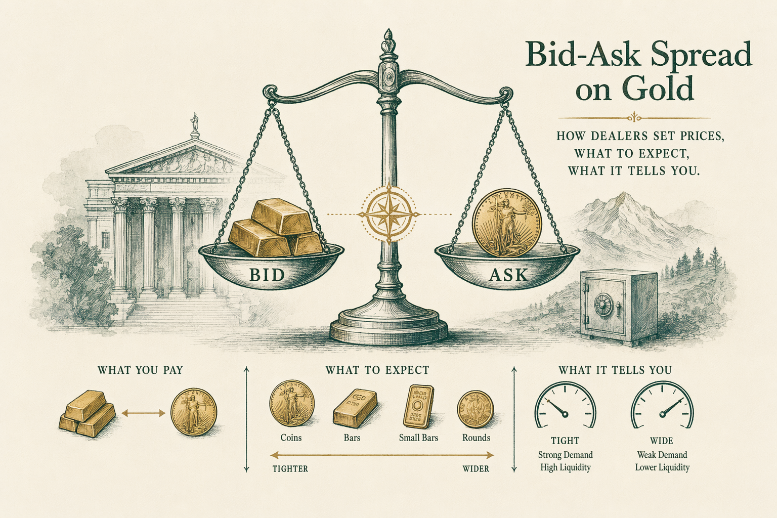 Illustration: What is the spread on gold?