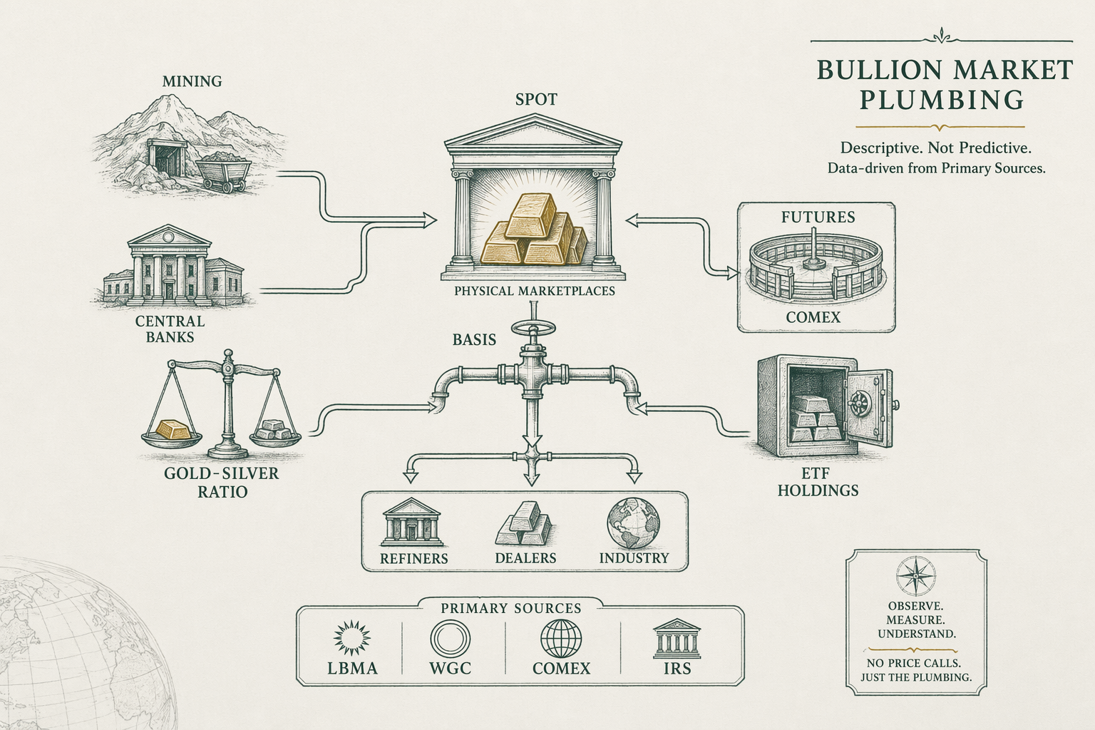 Illustration: Bullion market state — research desk